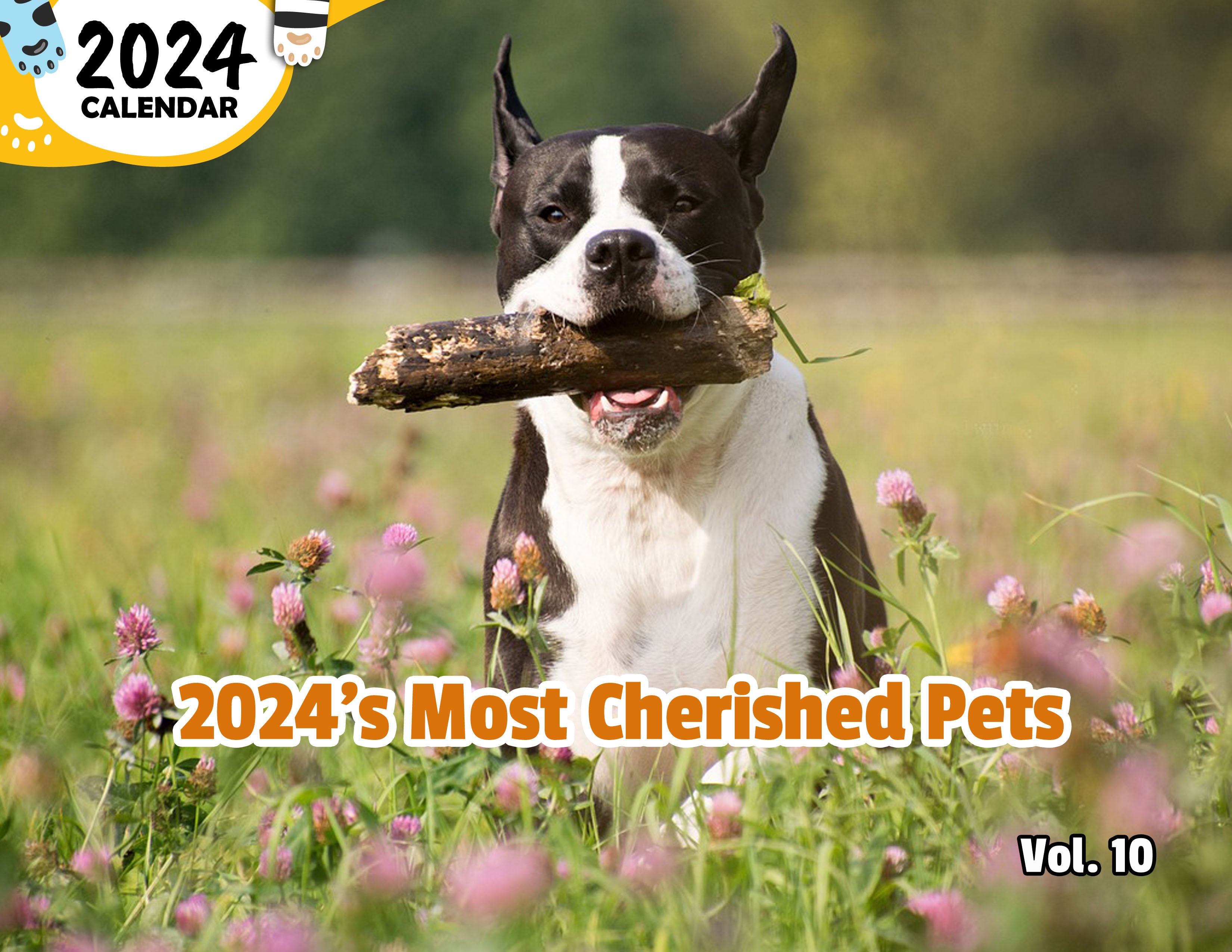 2024's Most Cherished Pets Volume Ten: 2024 Wall Calendar (Published)