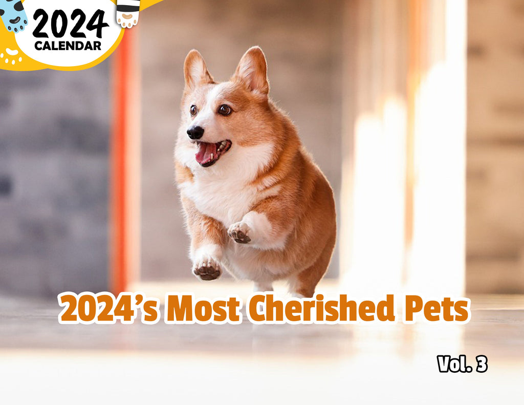 2024's Most Cherished Pets Volume Three: 2024 Wall Calendar (Published)