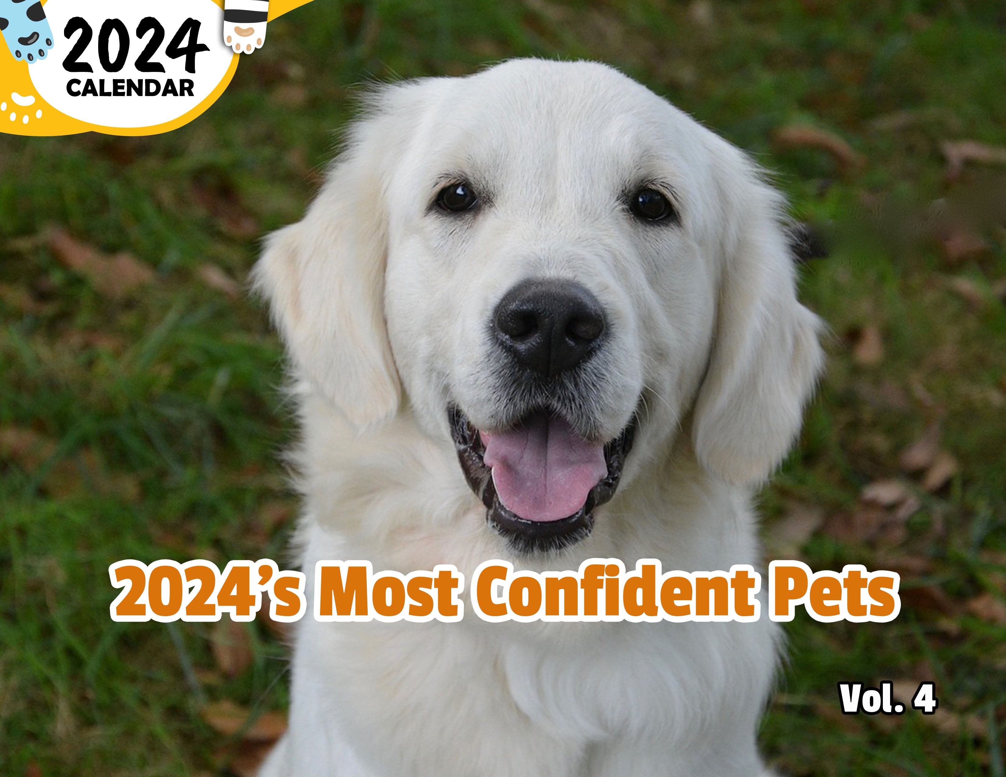 2024's Most Confident Pets Volume Four: 2024 Wall Calendar (Published)