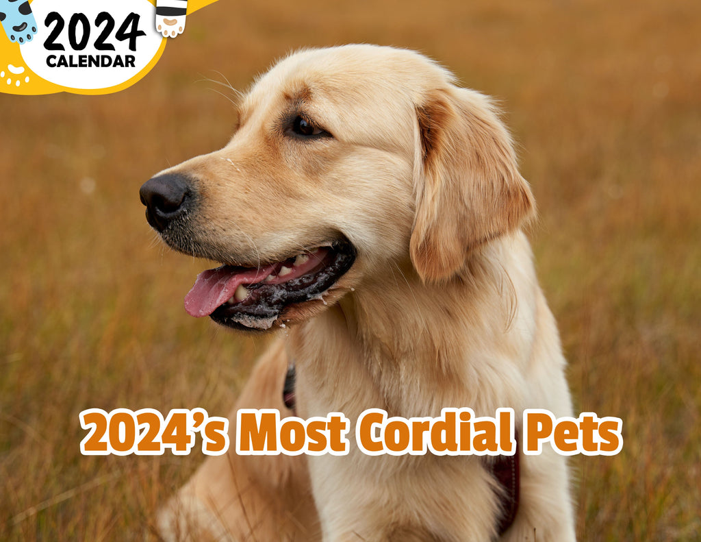 2024's Most Cordial Pets: 2024 Wall Calendar (Published)