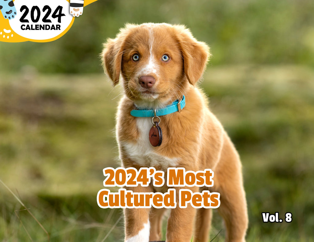 2024's Most Cultured Pets Volume Eight: 2024 Wall Calendar (Published)