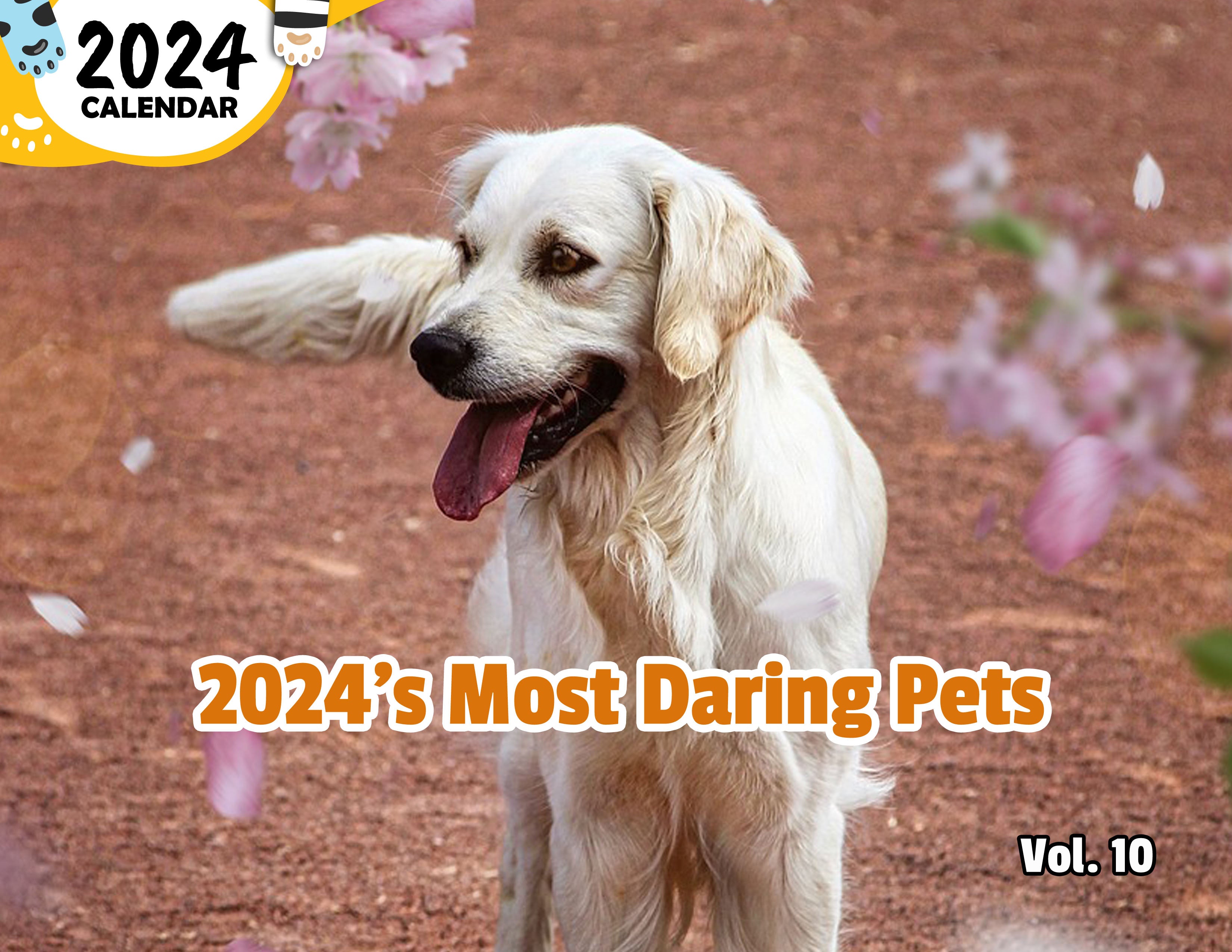 2024's Most Daring Pets Volume Ten: 2024 Wall Calendar (Published)