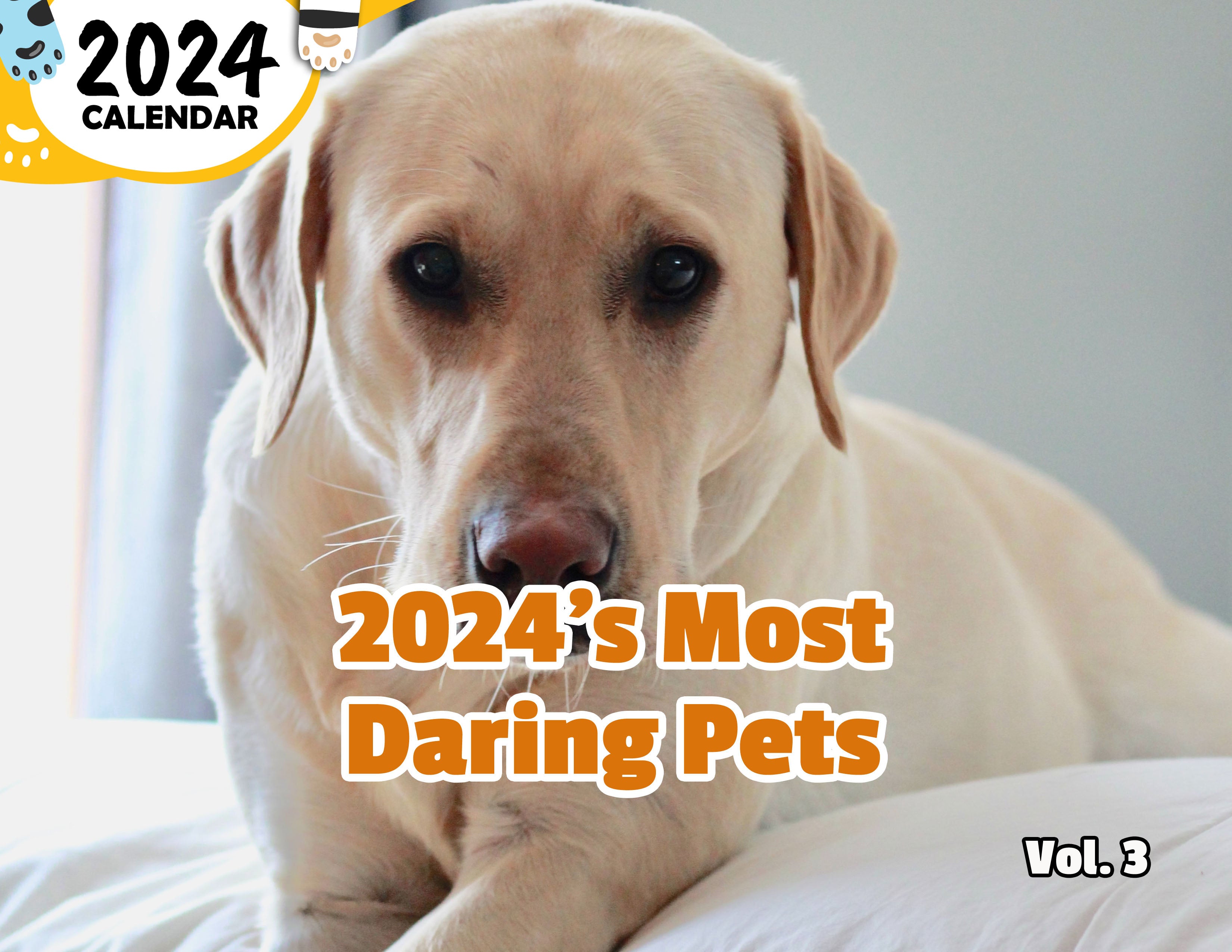 2024's Most Daring Pets Volume Three: 2024 Wall Calendar (Published)