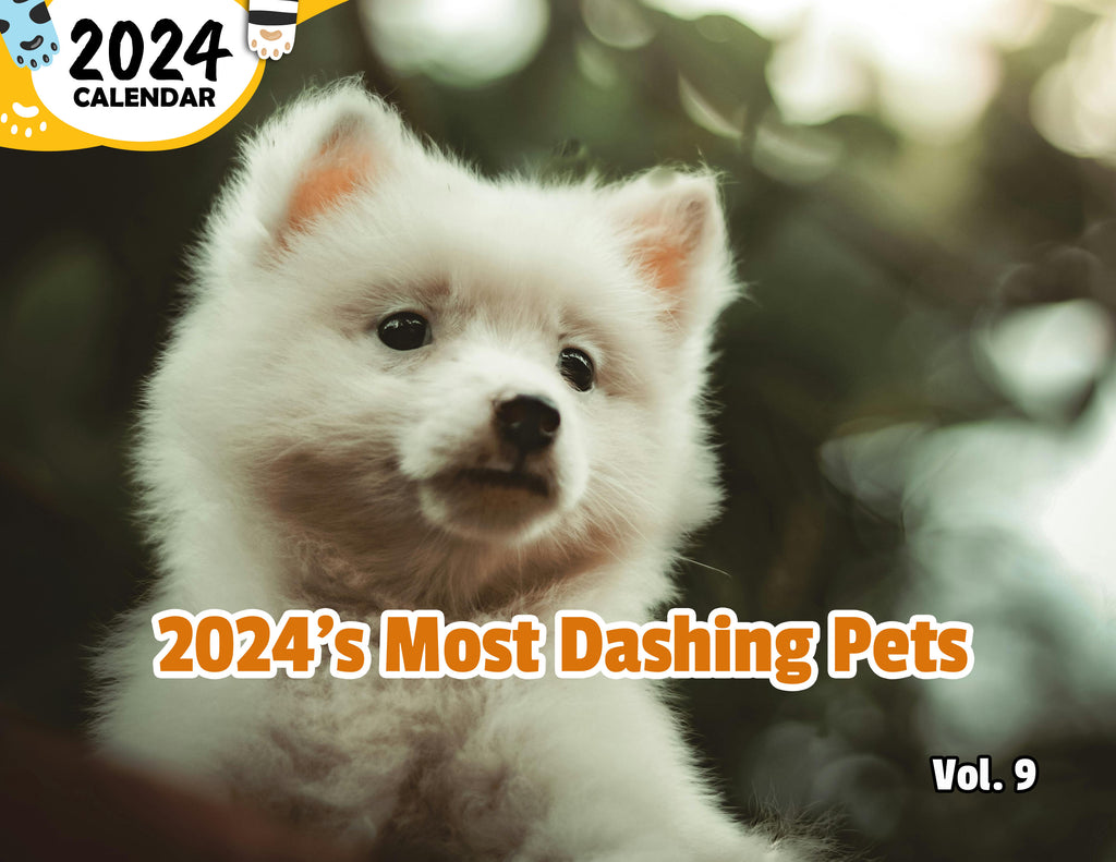 2024's Most Dashing Pets Volume Nine: 2024 Wall Calendar (Published)