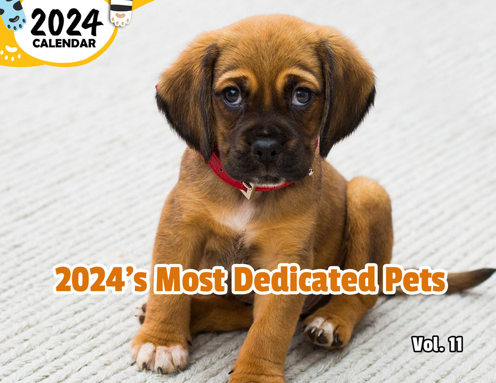 2024's Most Dedicated Pets Volume Eleven: 2024 Wall Calendar (Published)