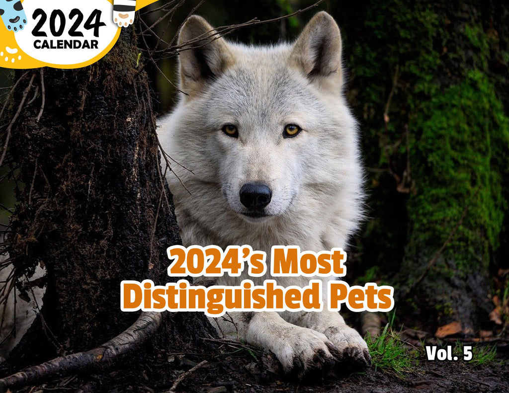 2024's Most Distinguished Pets Volume Five: 2024 Wall Calendar (Published)