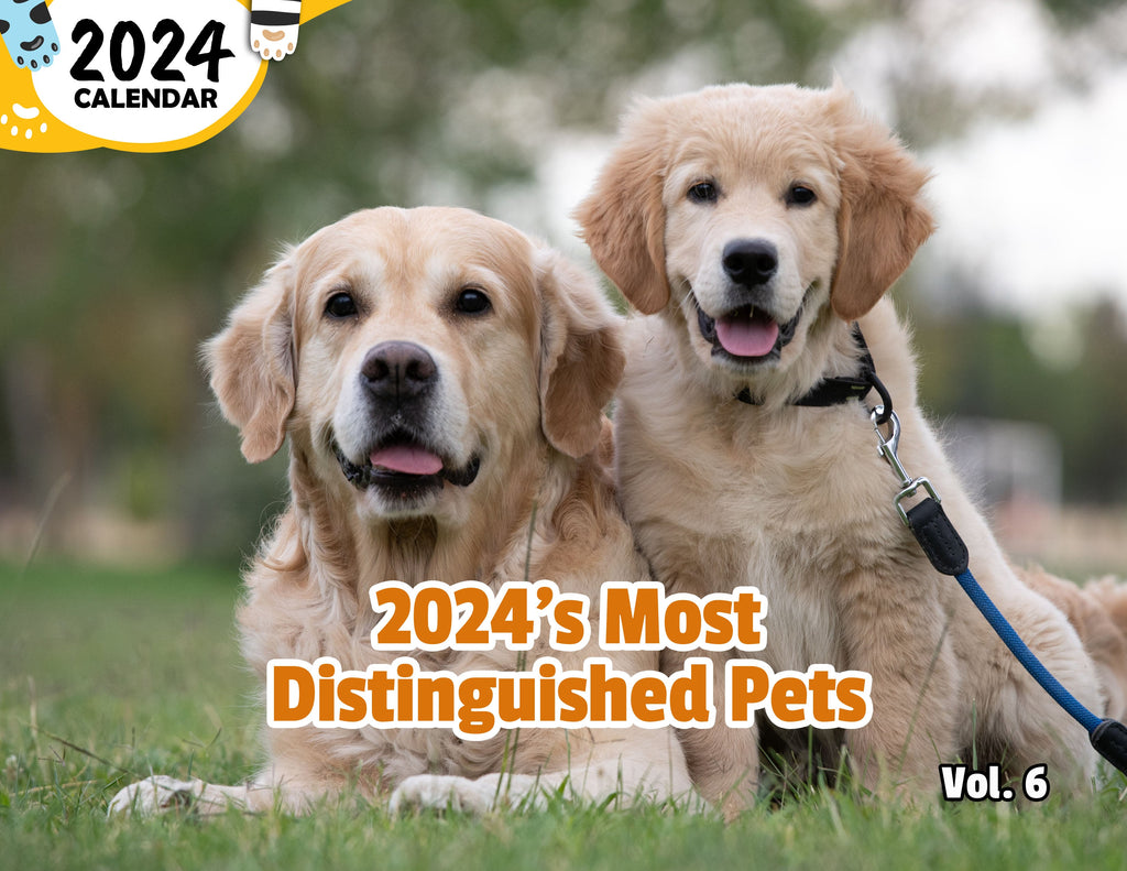2024's Most Distinguished Pets Volume Six: 2024 Wall Calendar (Published)