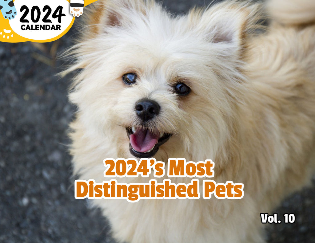 2024's Most Distinguished Pets Volume Ten: 2024 Wall Calendar (Published)
