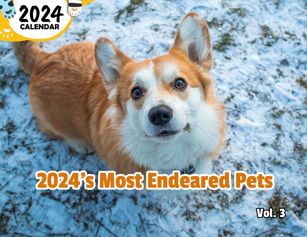 2024's Most Endeared Pets Volume Three: 2024 Wall Calendar (Published)
