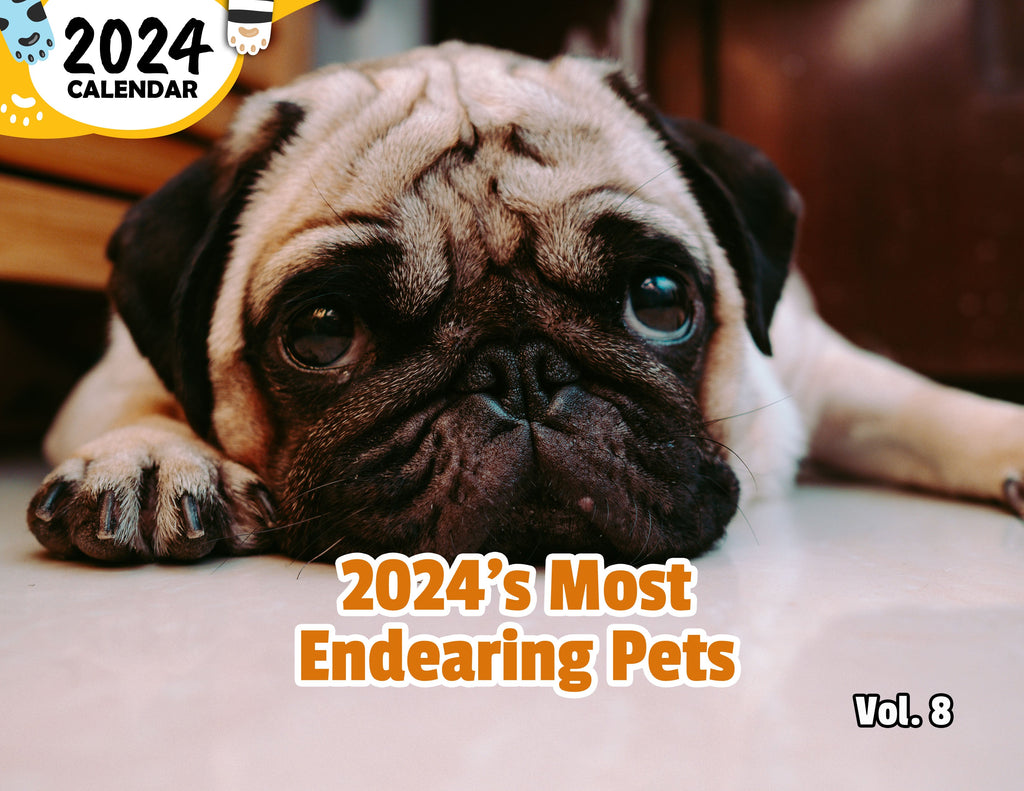 2024's Most Endearing Pets Volume Eight: 2024 Wall Calendar (Published)