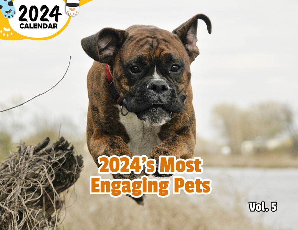 2024's Most Engaging Pets Volume Five: 2024 Wall Calendar (Published)