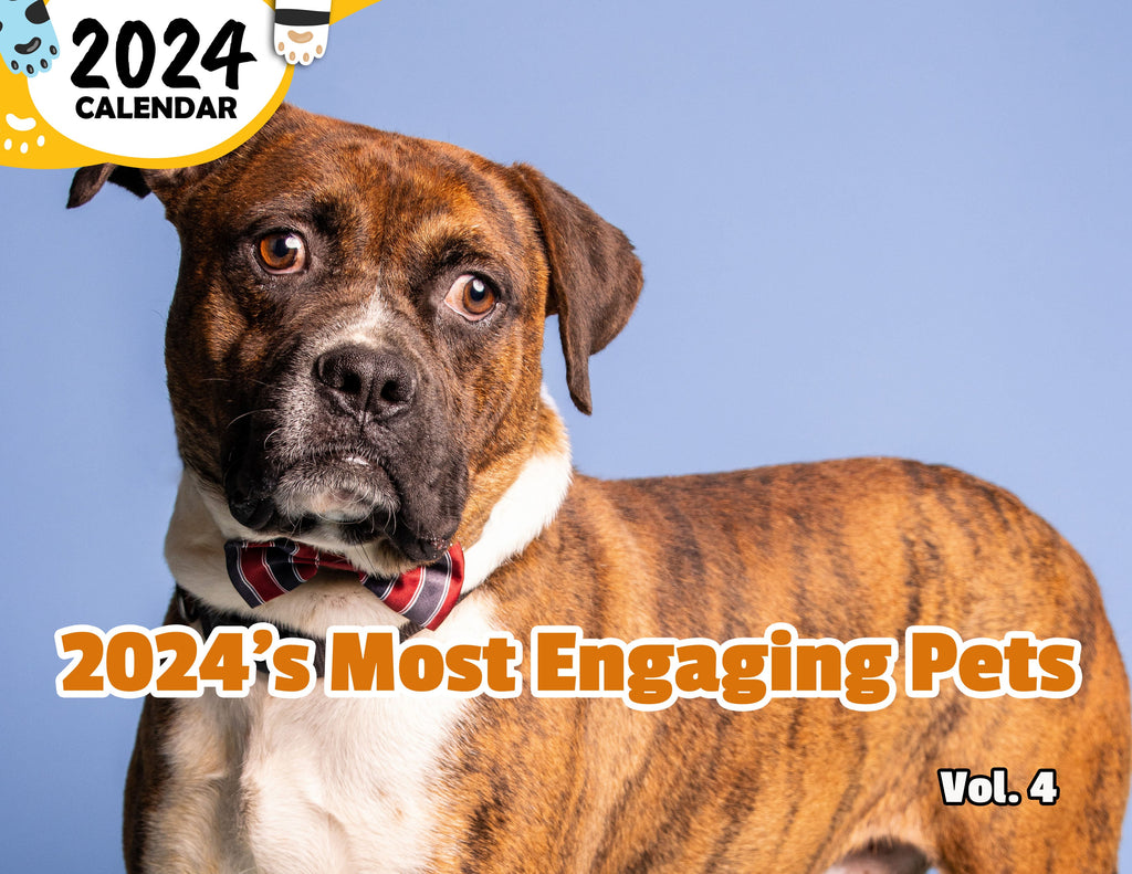 2024's Most Engaging Pets Volume Four: 2024 Wall Calendar (Published)