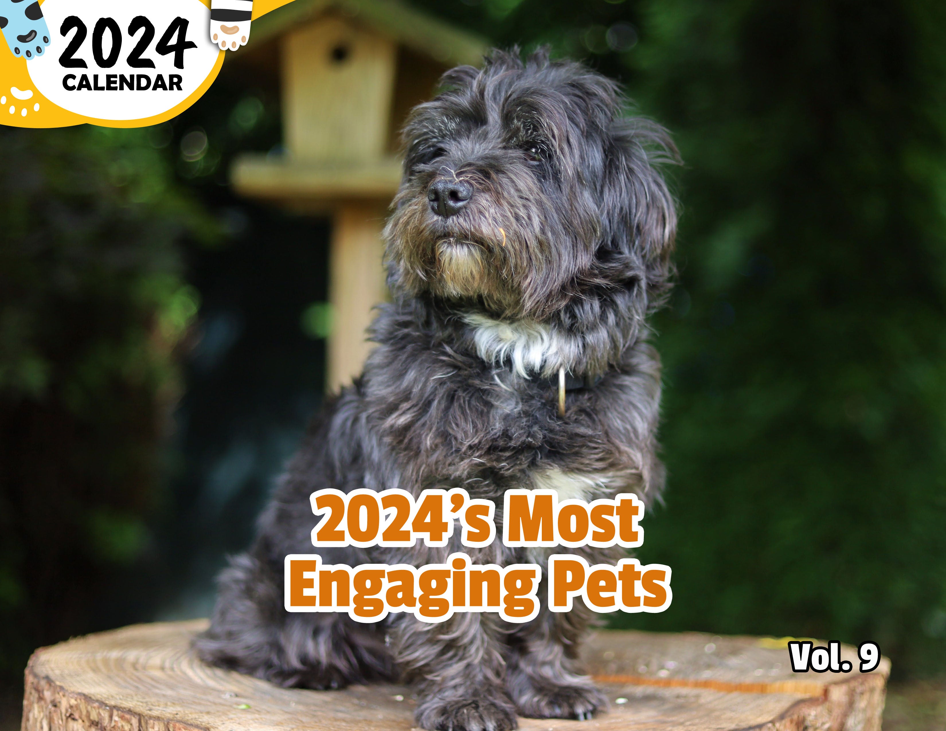 2024's Most Engaging Pets Volume Nine: 2024 Wall Calendar (Published)