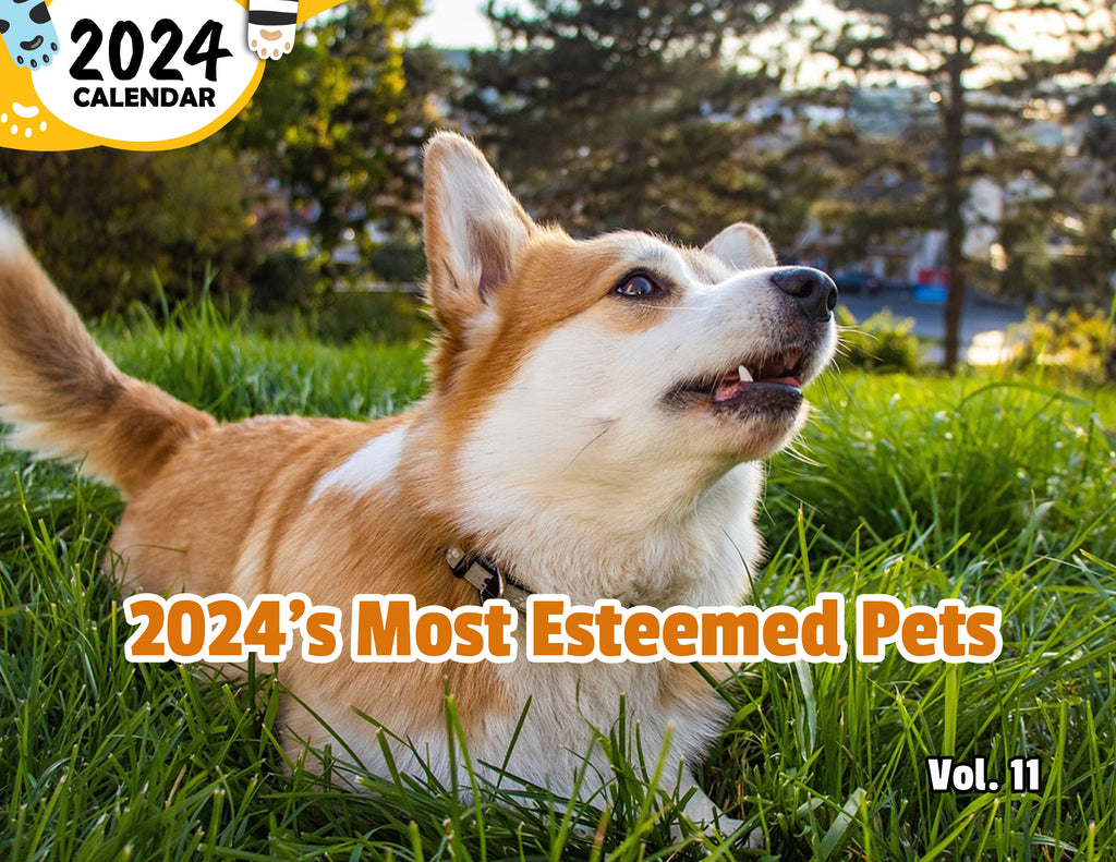 2024's Most Esteemed Pets Volume Eleven: 2024 Wall Calendar (Published)