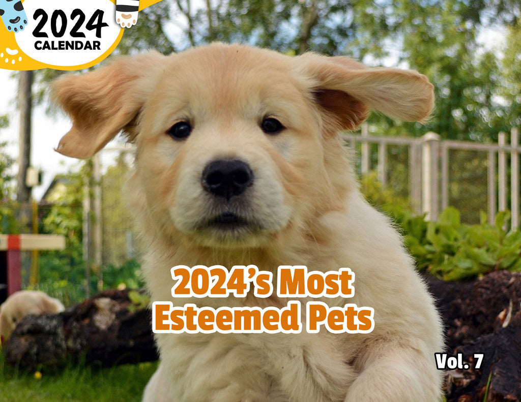2024's Most Esteemed Pets Volume Seven: 2024 Wall Calendar (Published)