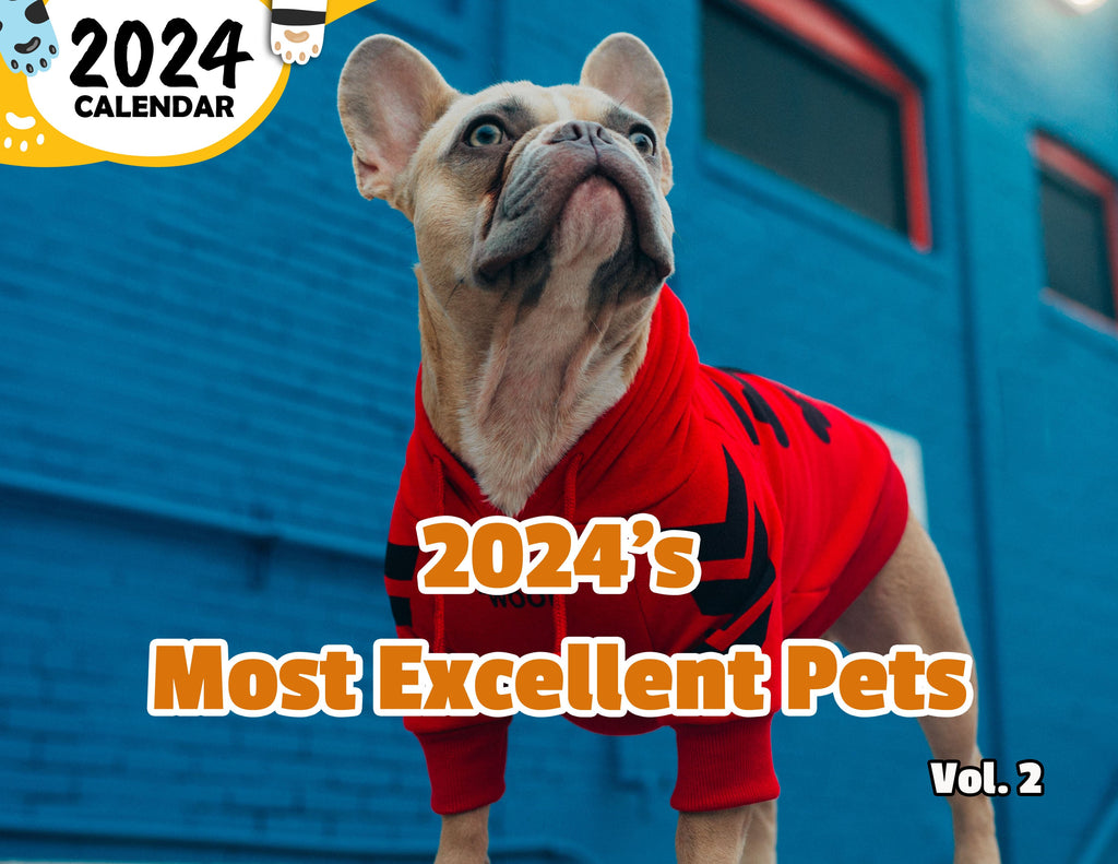 2024's Most Excellent Pets Volume Two: 2024 Wall Calendar (Published)