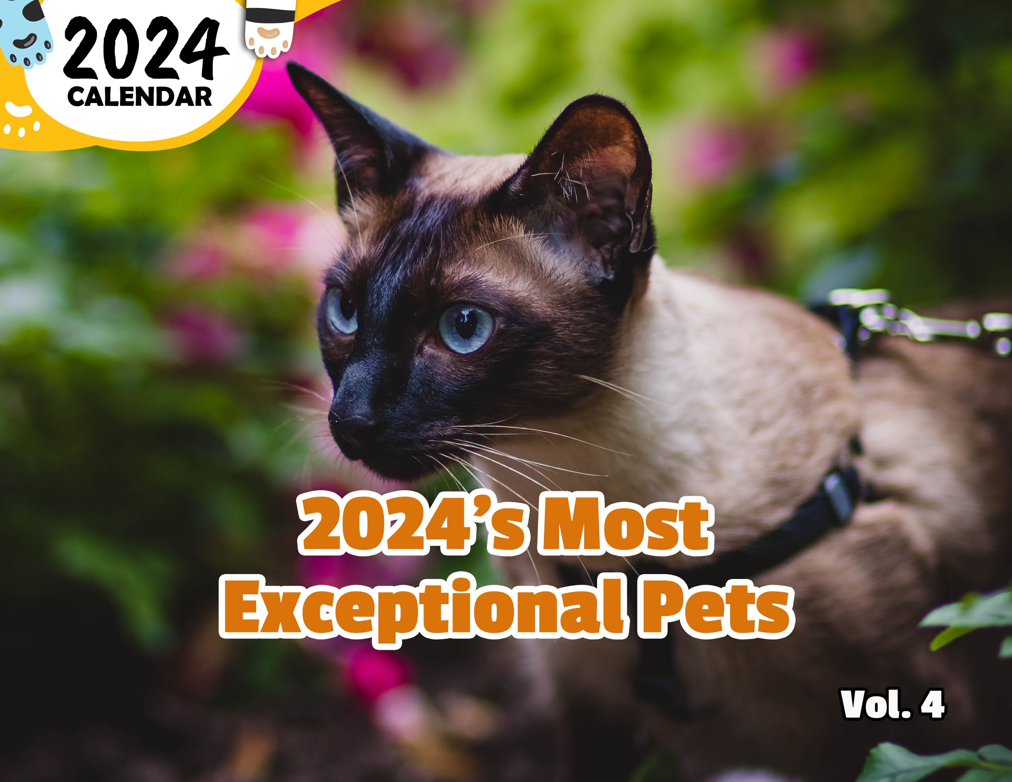 2024's Most Exceptional Pets Volume Four: 2024 Wall Calendar (Published)