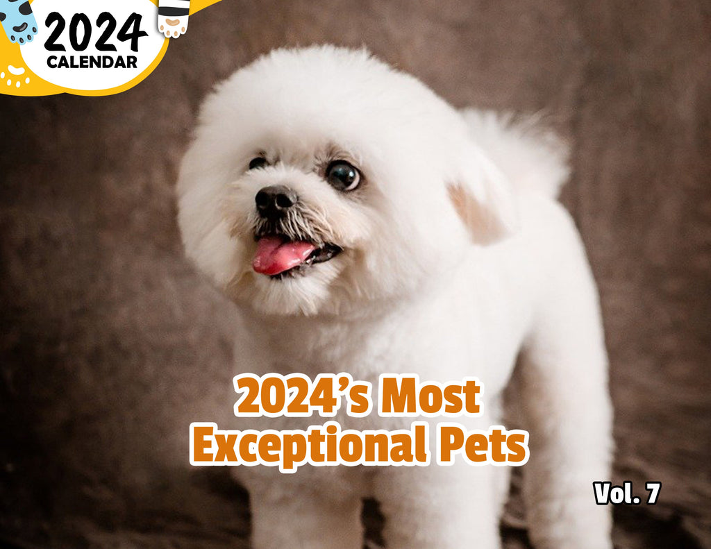 2024's Most Exceptional Pets Volume Seven: 2024 Wall Calendar (Published)