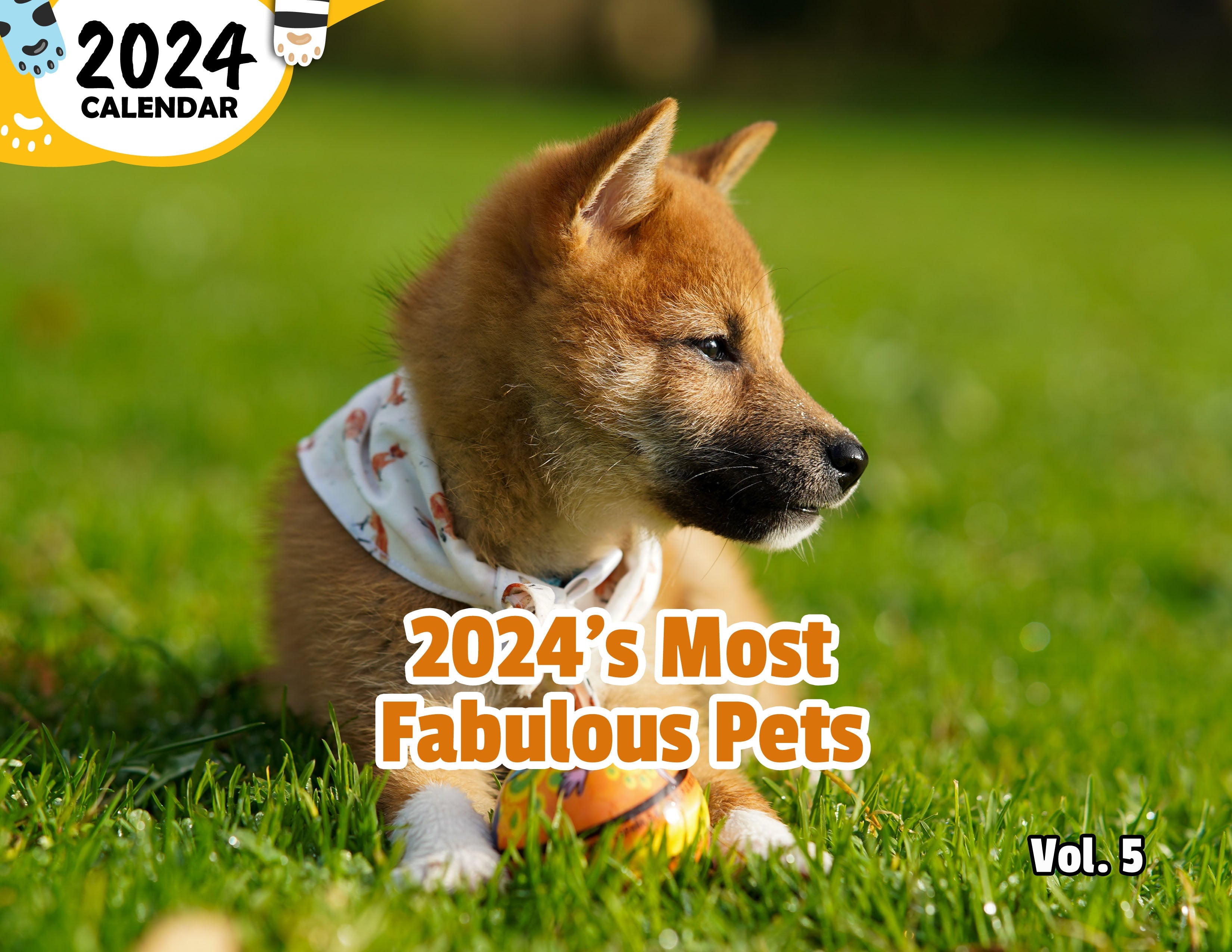 2024's Most Fabulous Pets Volume Five: 2024 Wall Calendar (Published)
