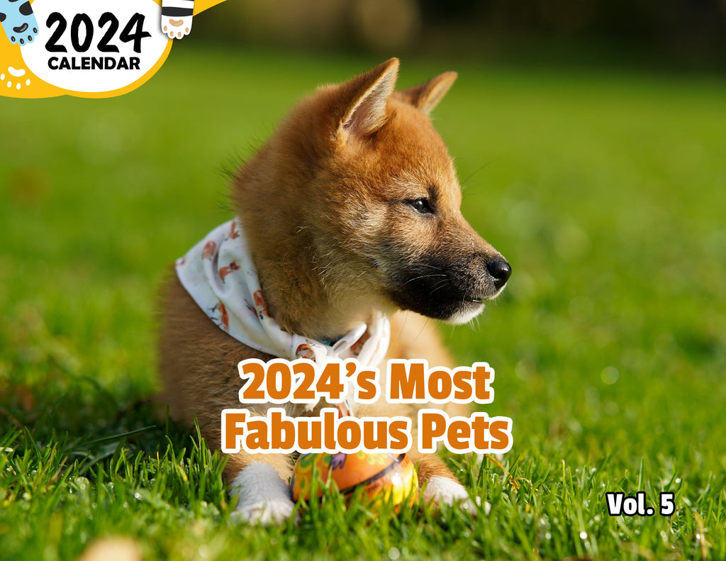 2024's Most Fabulous Pets Volume Five: 2024 Wall Calendar (Published)