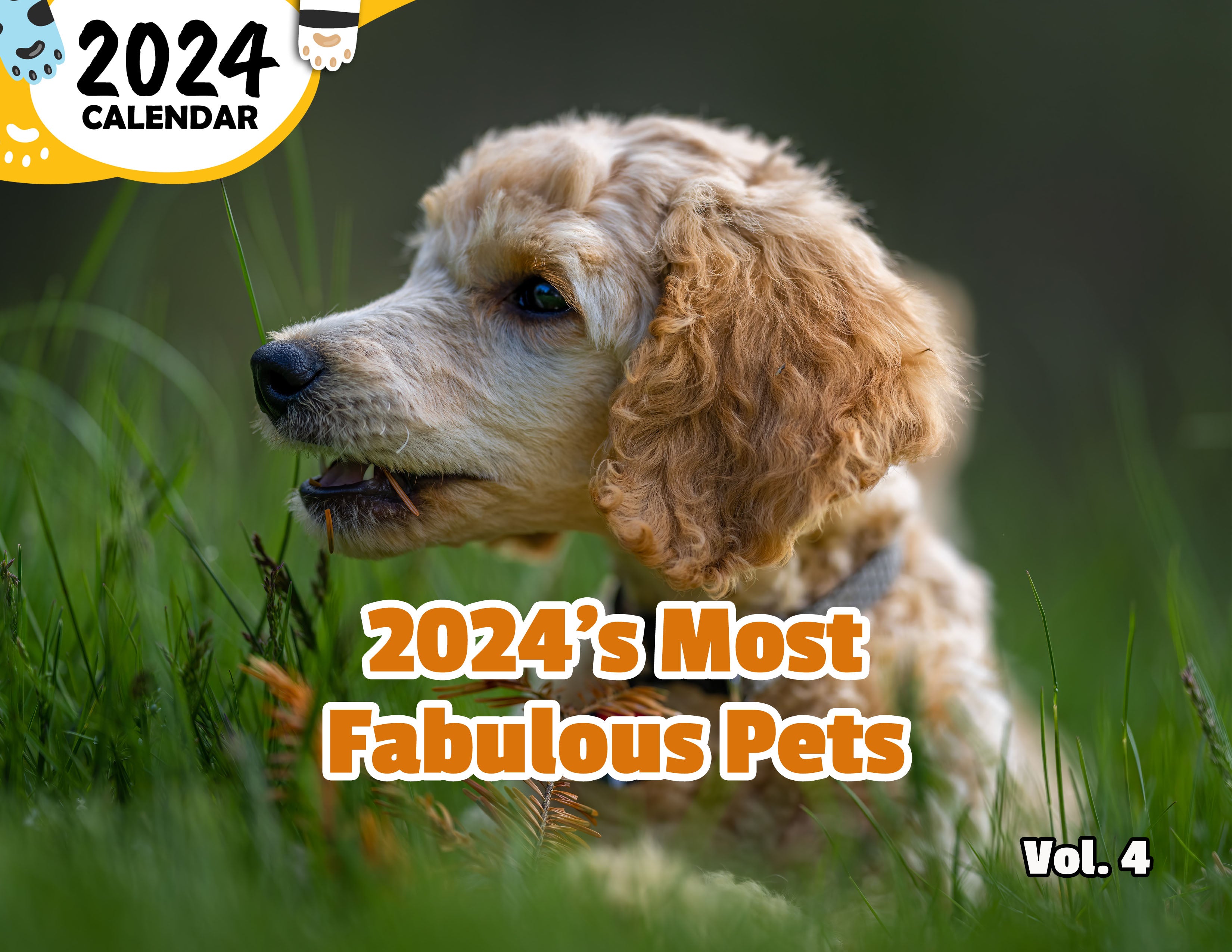 2024's Most Fabulous Pets Volume Four: 2024 Wall Calendar (Published)
