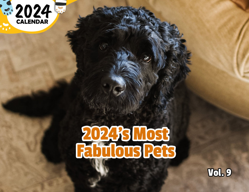 2024's Most Fabulous Pets Volume Nine: 2024 Wall Calendar (Published)