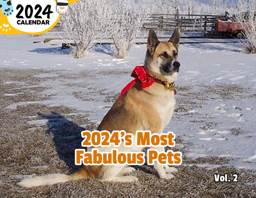 2024's Most Fabulous Pets Volume Two: 2024 Wall Calendar (Published)