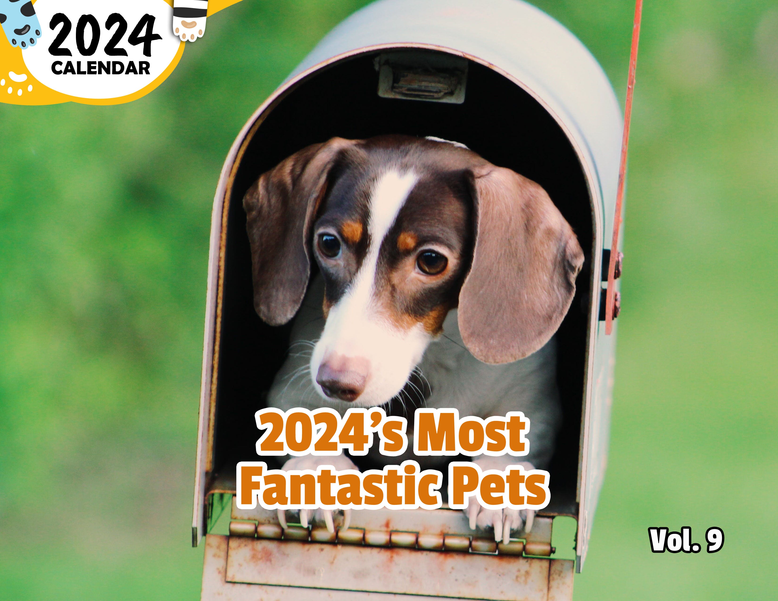 2024's Most Fantastic Pets Volume Nine: 2024 Wall Calendar (Published)