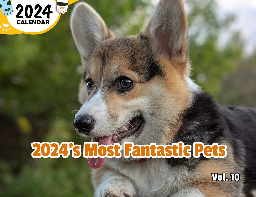 2024's Most Fantastic Pets Volume Ten: 2024 Wall Calendar (Published)