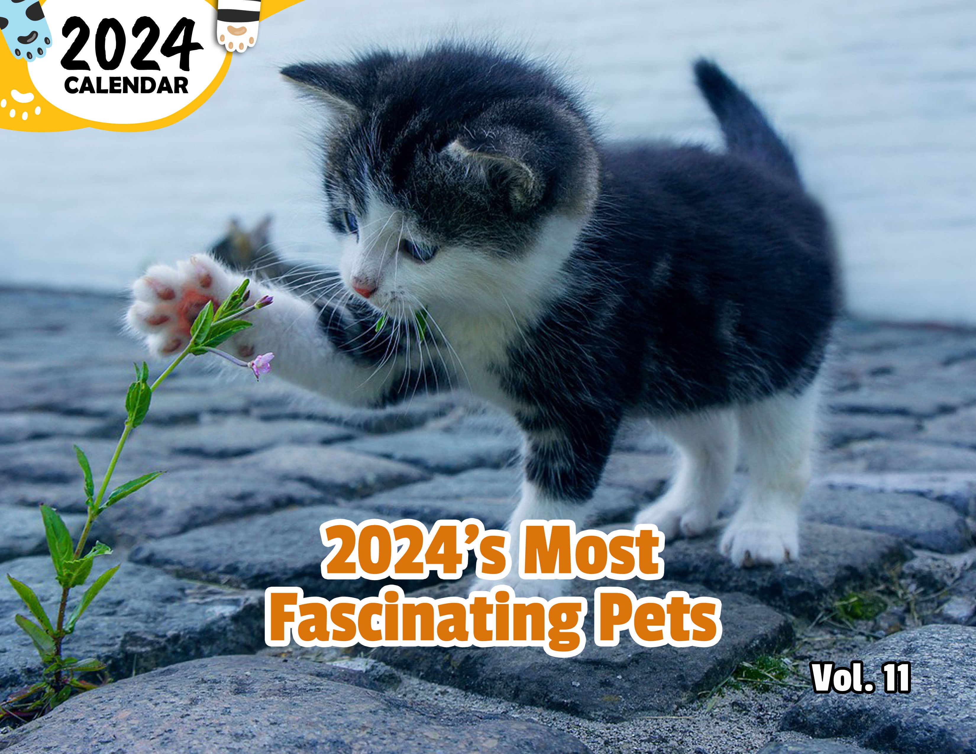 2024's Most Fascinating Pets Volume Eleven: 2024 Wall Calendar (Published)