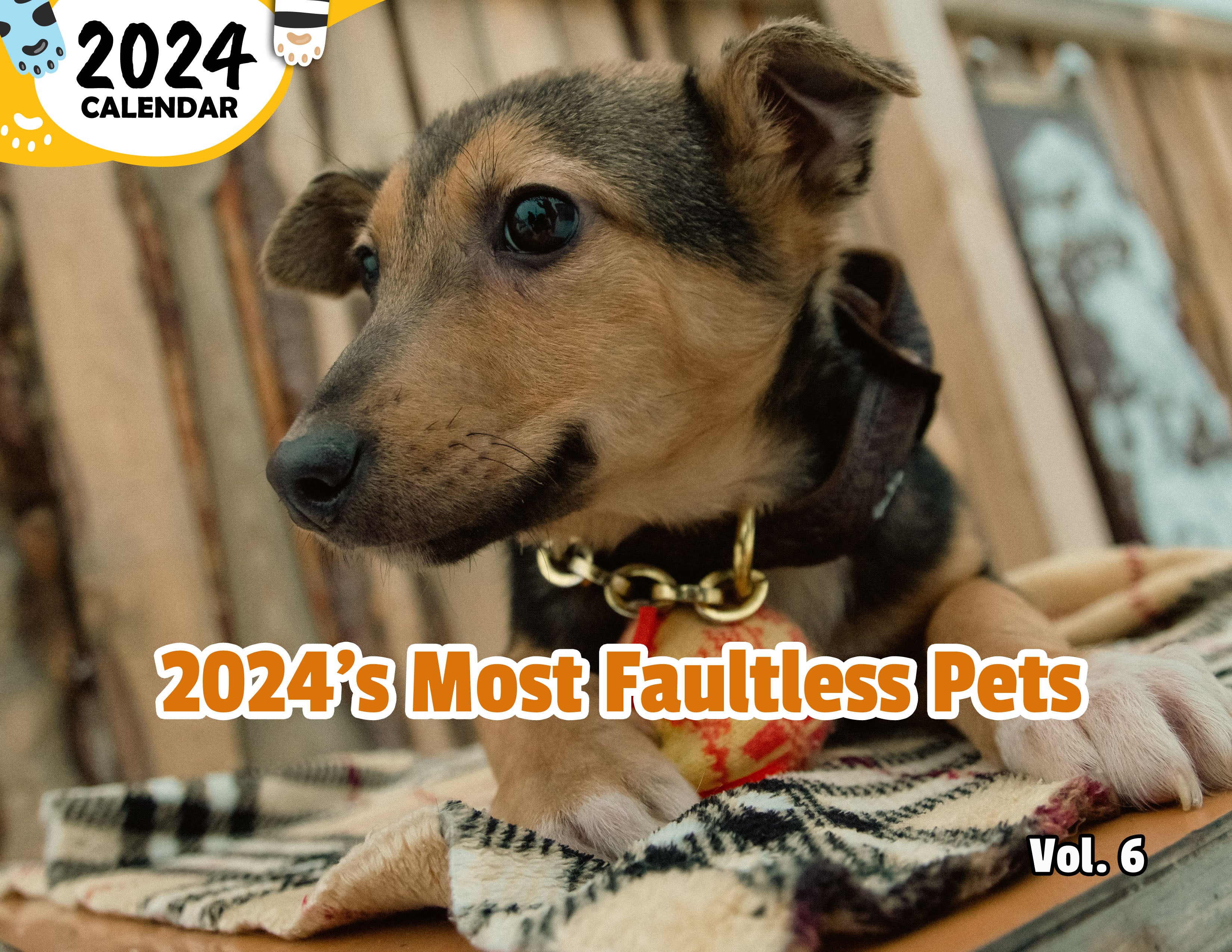 2024's Most Faultless Pets Volume Six: 2024 Wall Calendar (Published)