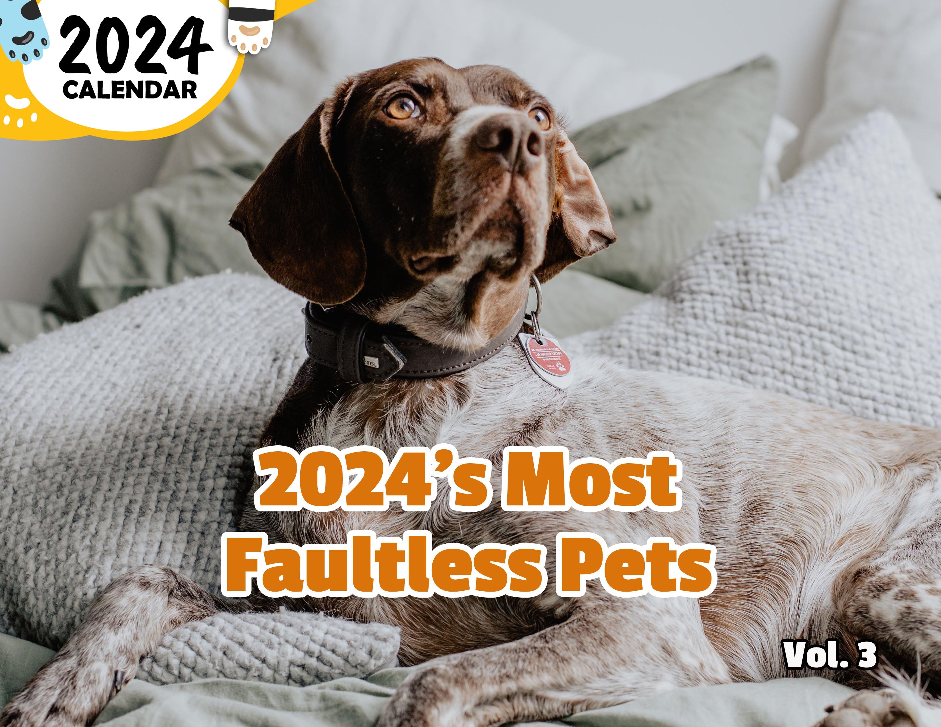 2024's Most Faultless Pets Volume Three 2024 Wall Calendar (PreOrder