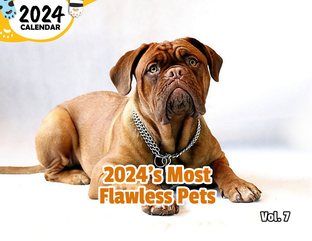 2024's Most Flawless Pets Volume Seven: 2024 Wall Calendar (Published)