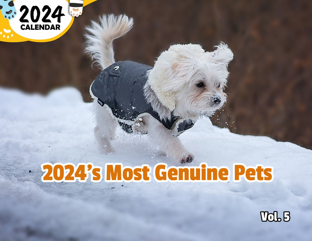 2024's Most Genuine Pets Volume Five: 2024 Wall Calendar (Published)