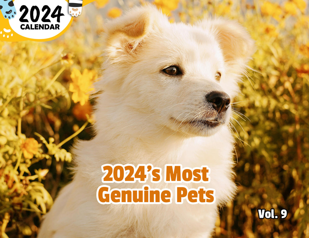 2024's Most Genuine Pets Volume Nine: 2024 Wall Calendar (Published)