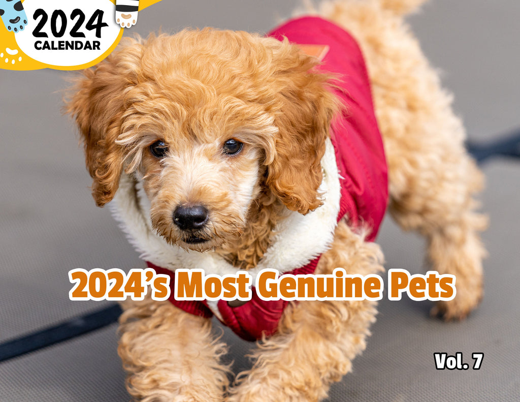 2024's Most Genuine Pets Volume Seven: 2024 Wall Calendar (Published)