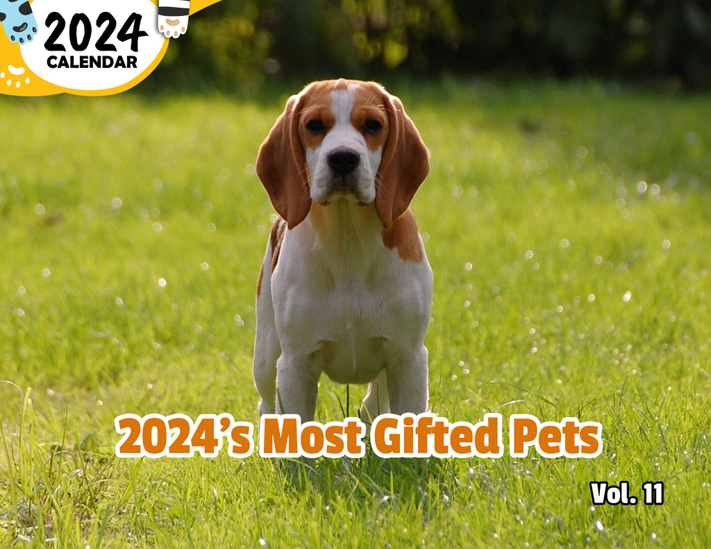 2024's Most Gifted Pets Volume Eleven: 2024 Wall Calendar (Published)