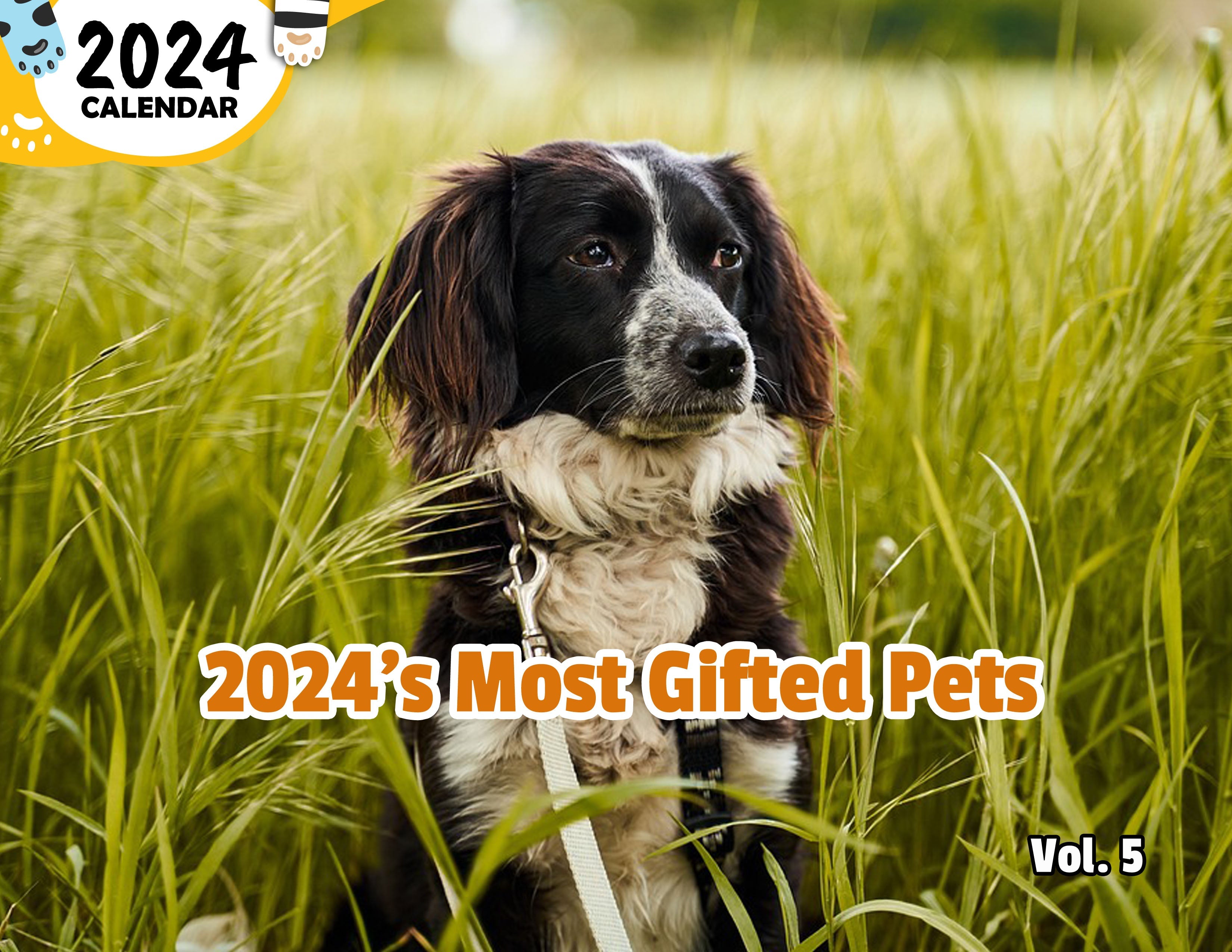 2024's Most Gifted Pets Volume Five: 2024 Wall Calendar (Published)
