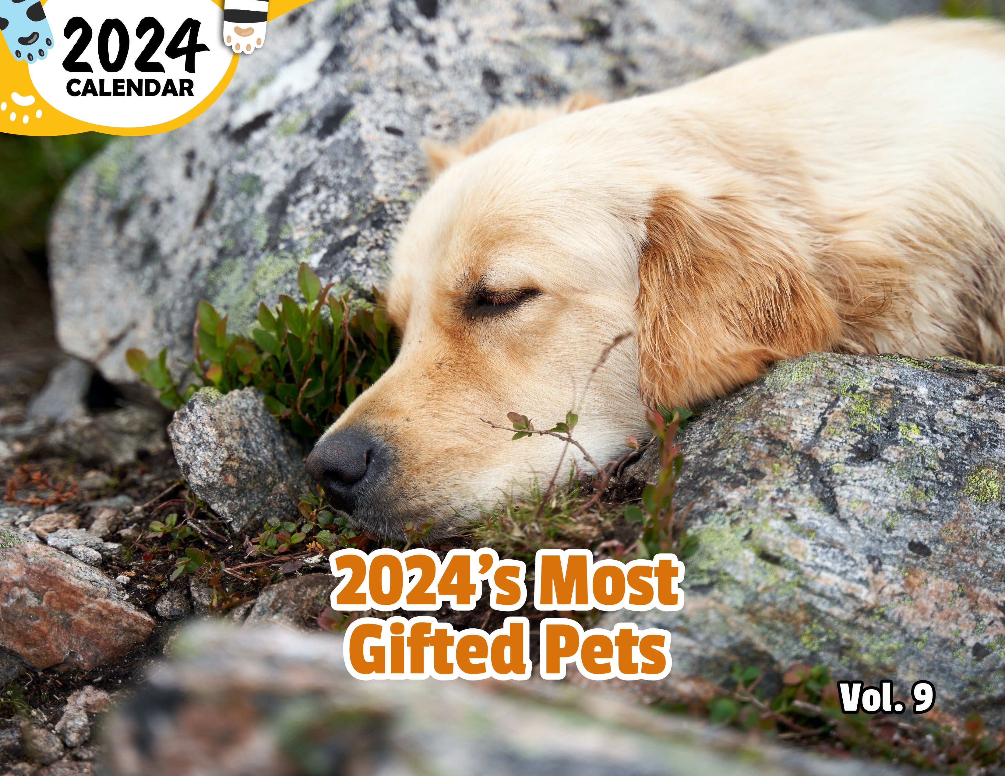 2024's Most Gifted Pets Volume Nine: 2024 Wall Calendar (Published)