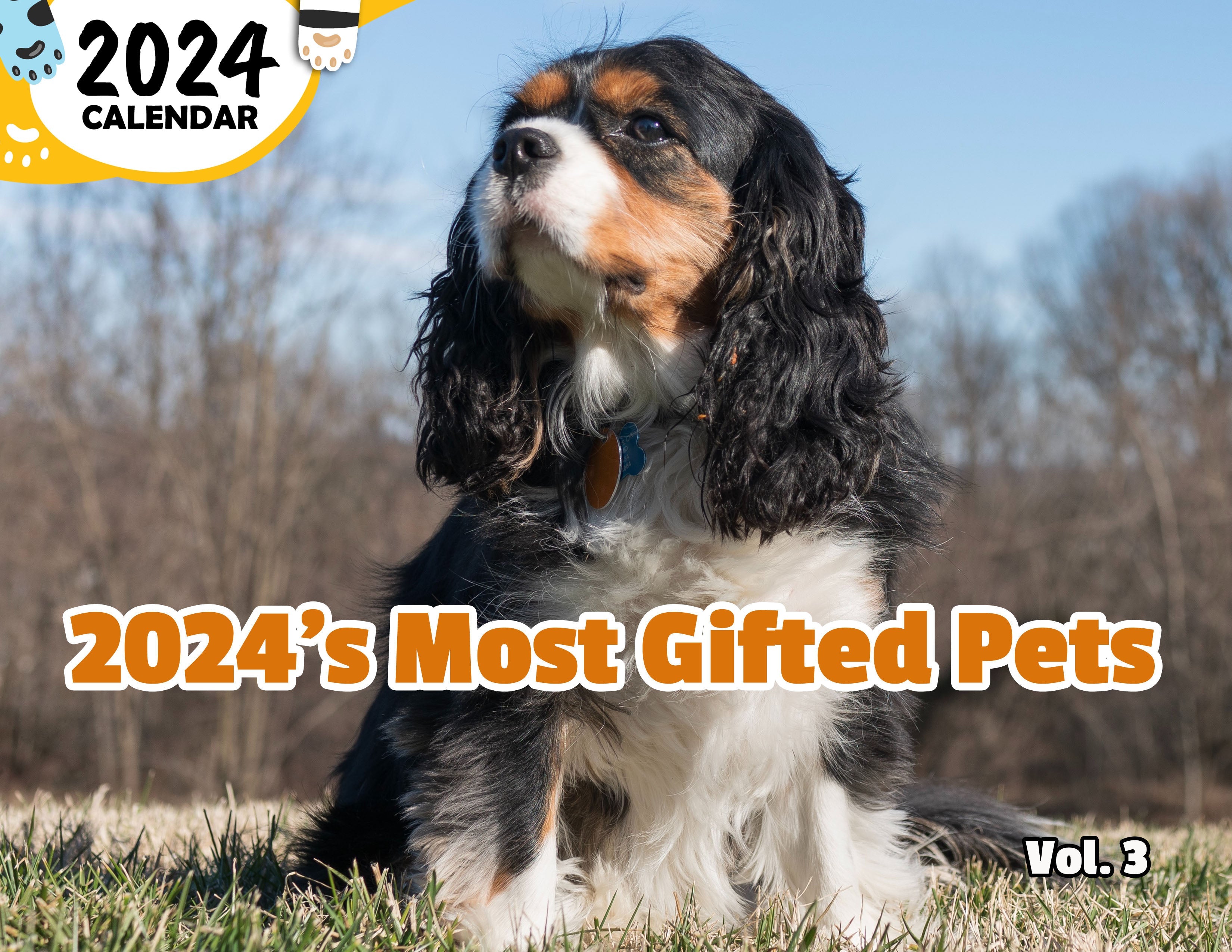 2024's Most Gifted Pets Volume Three: 2024 Wall Calendar (Published)