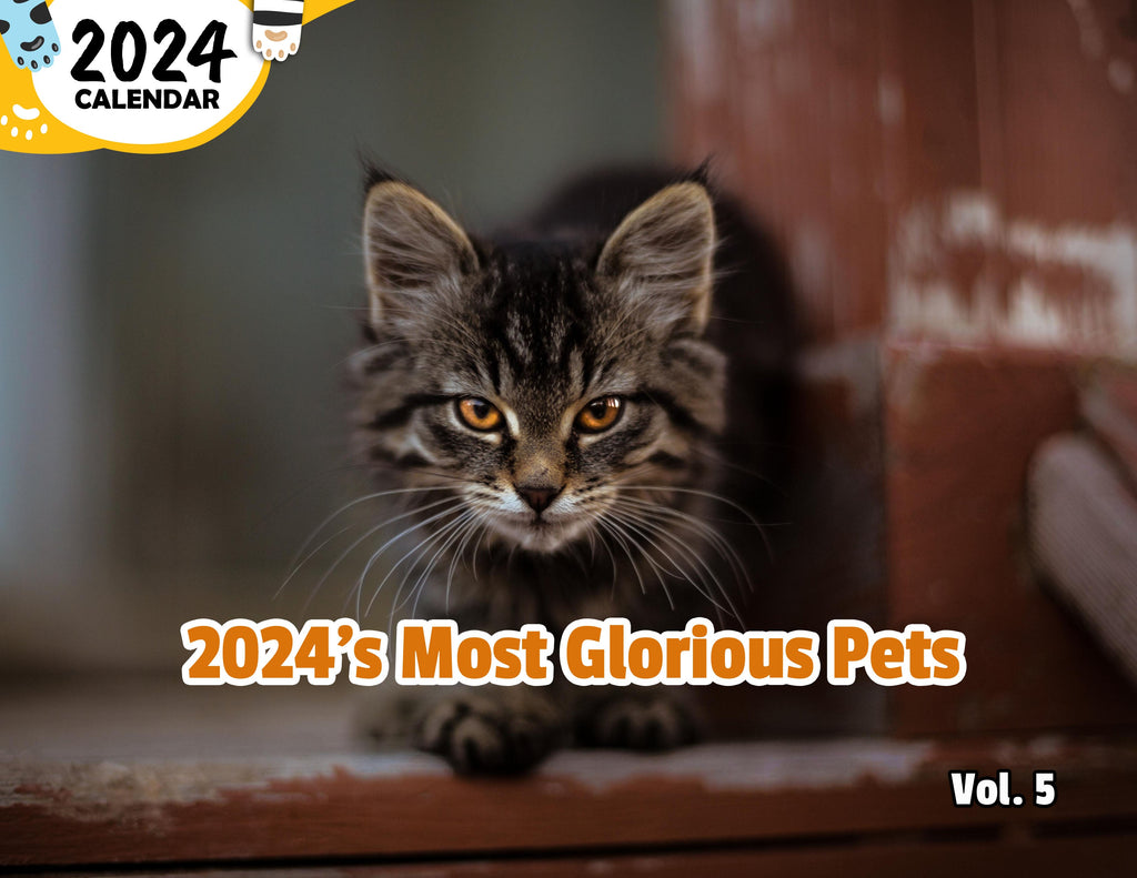 2024's Most Glorious Pets Volume Five: 2024 Wall Calendar (Published)