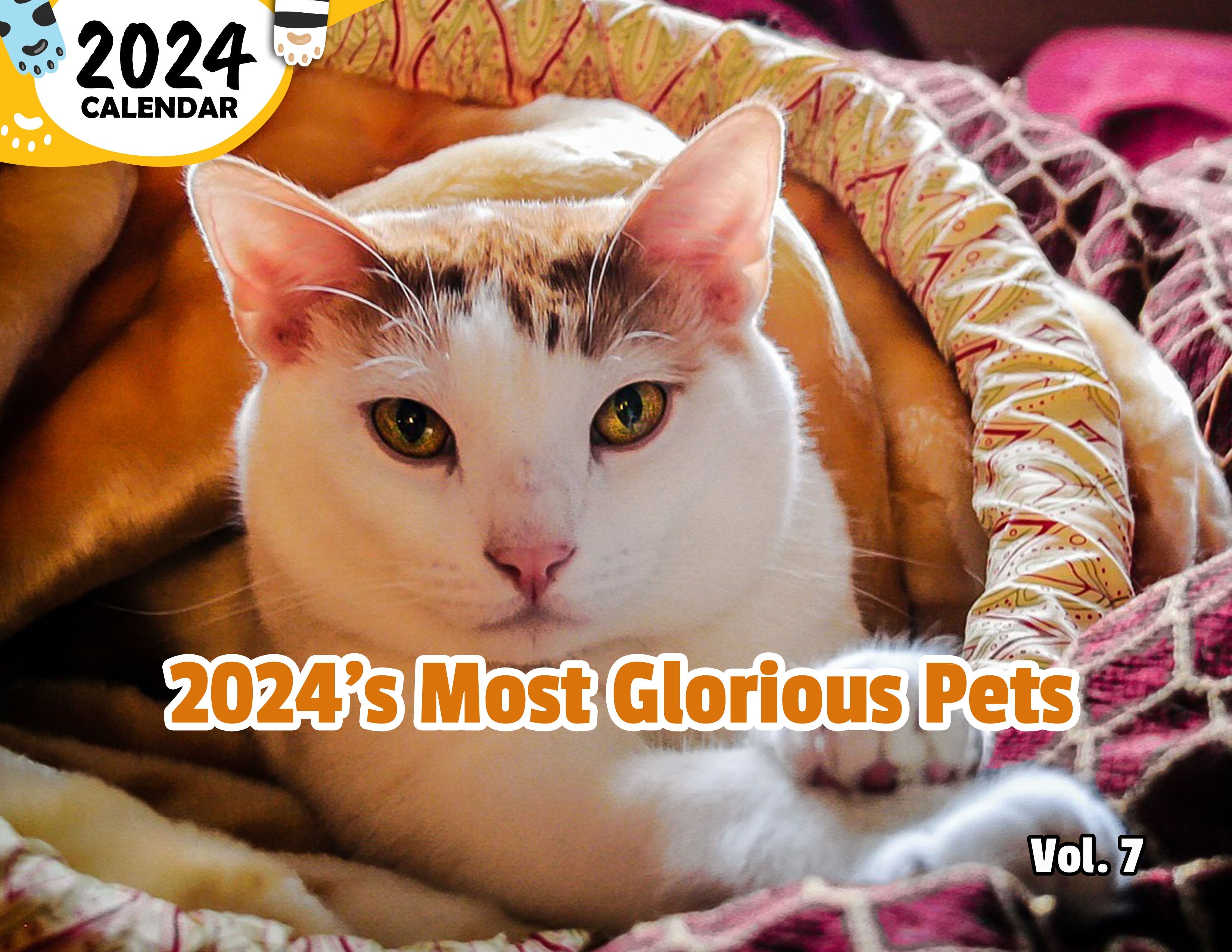 2024's Most Glorious Pets Volume Seven: 2024 Wall Calendar (Published)