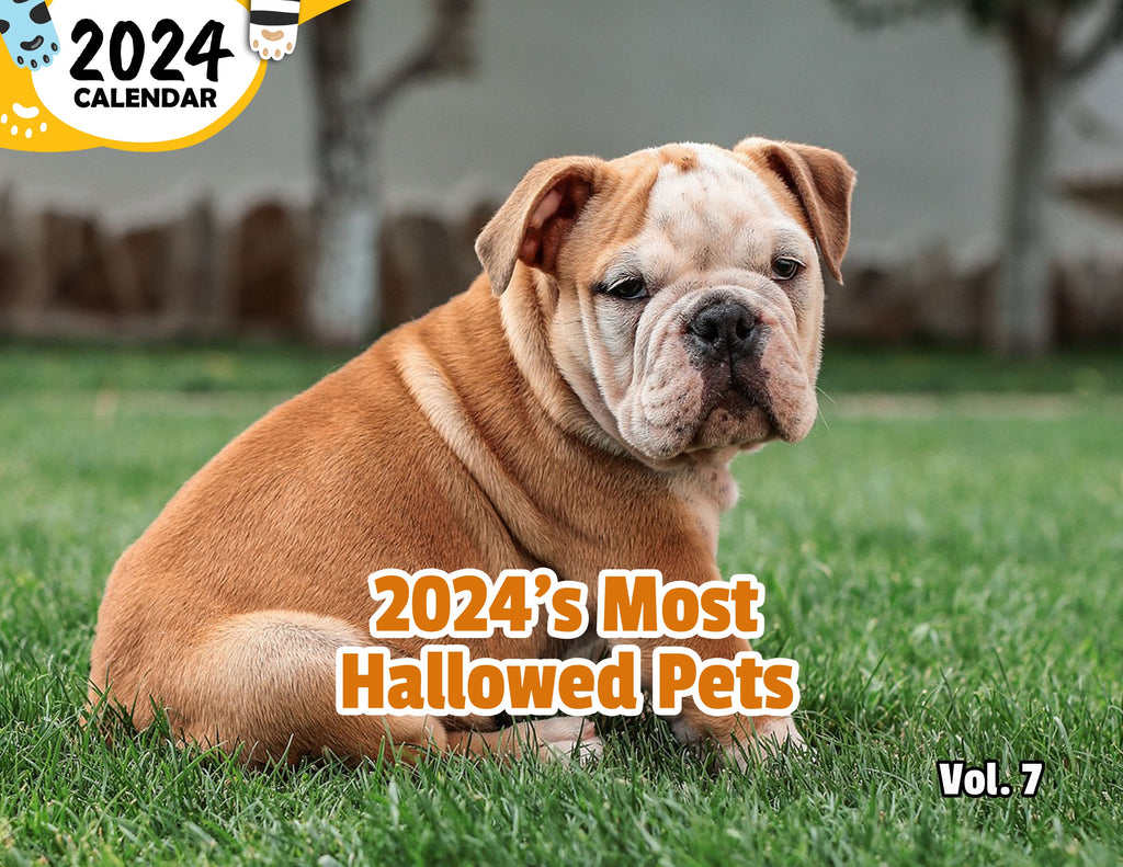 2024's Most Hallowed Pets Volume Seven: 2024 Wall Calendar (Published)