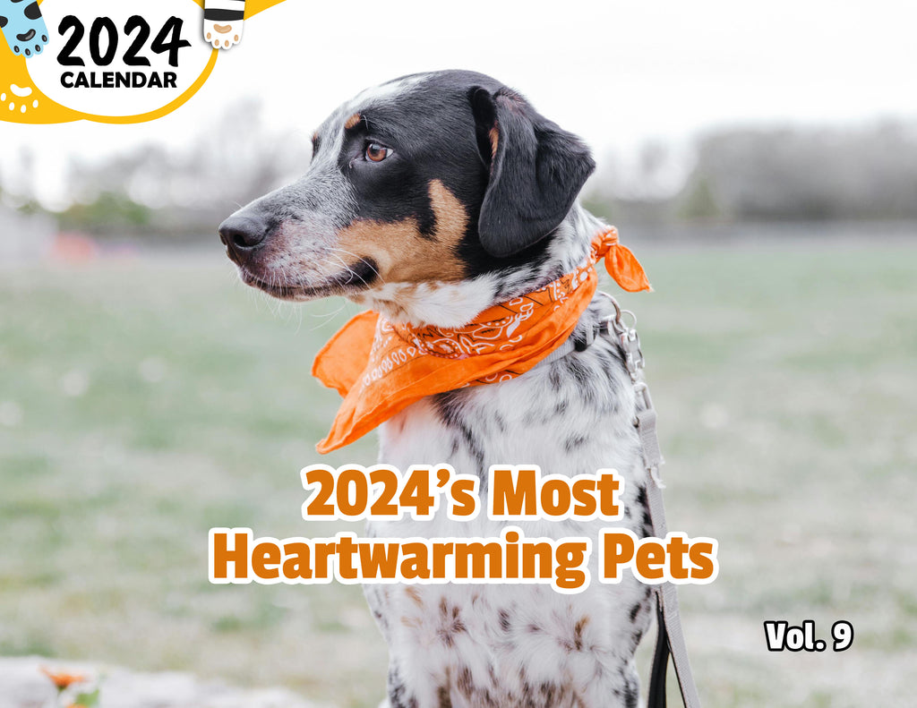 2024's Most Heartwarming Pets Volume Nine: 2024 Wall Calendar (Published)