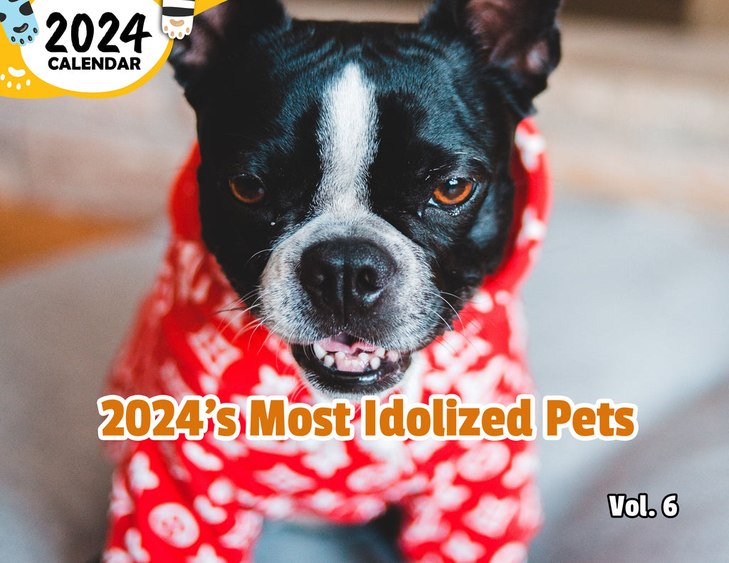 2024's Most Idolized Pets Volume Six: 2024 Wall Calendar (Published)