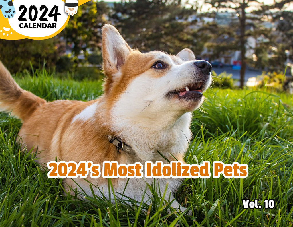 2024's Most Idolized Pets Volume Ten: 2024 Wall Calendar (Published)