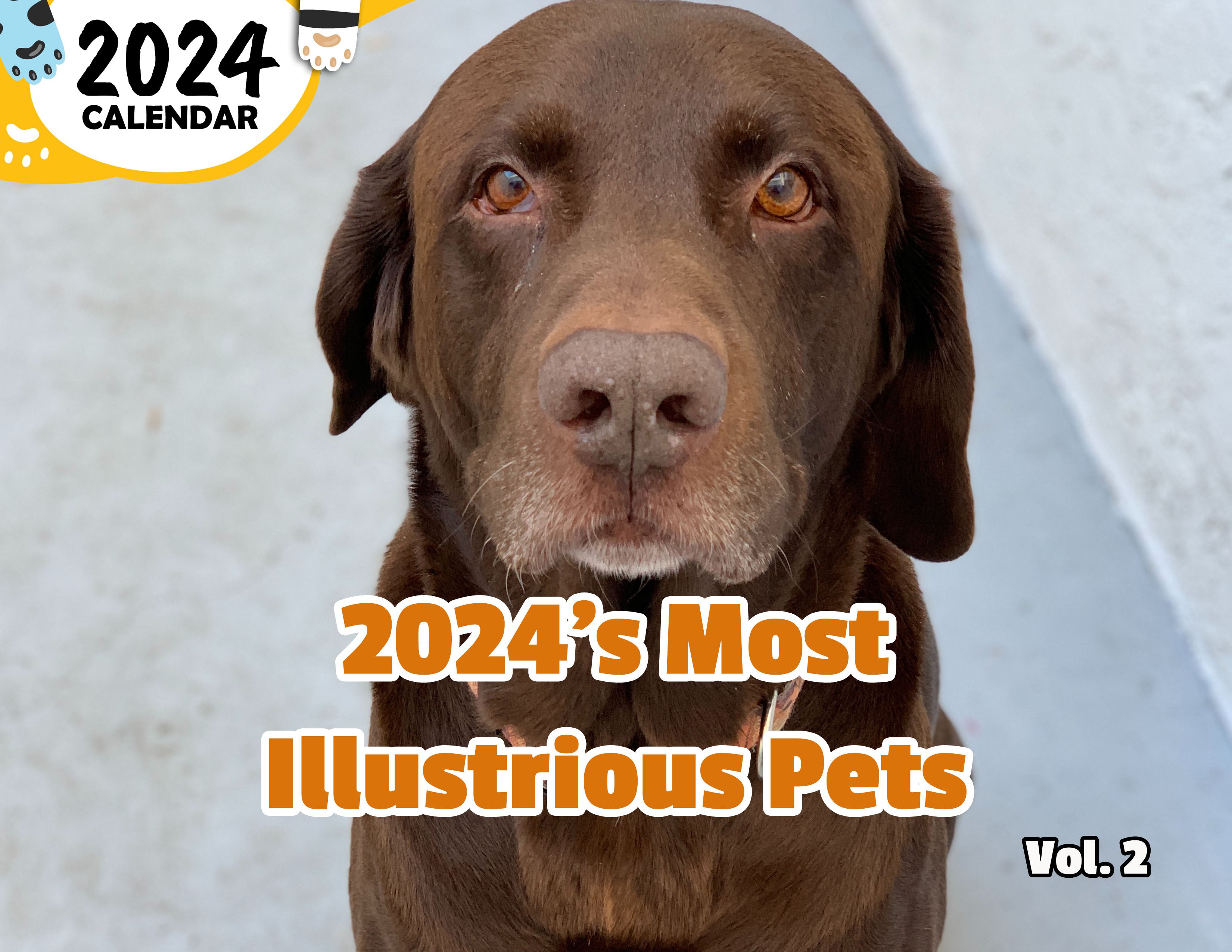 2024's Most Illustrious Pets Volume Two: 2024 Wall Calendar (Published)