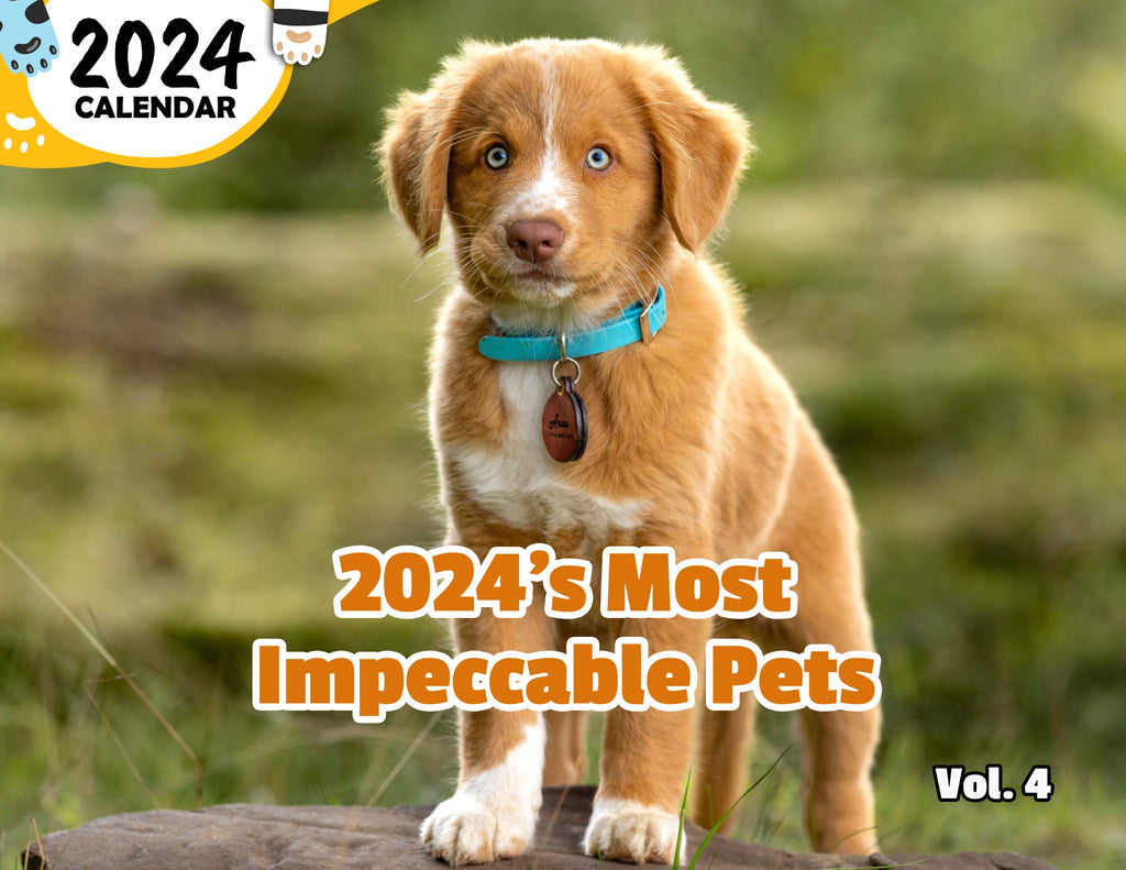 2024's Most Impeccable Pets Volume Four: 2024 Wall Calendar (Published)