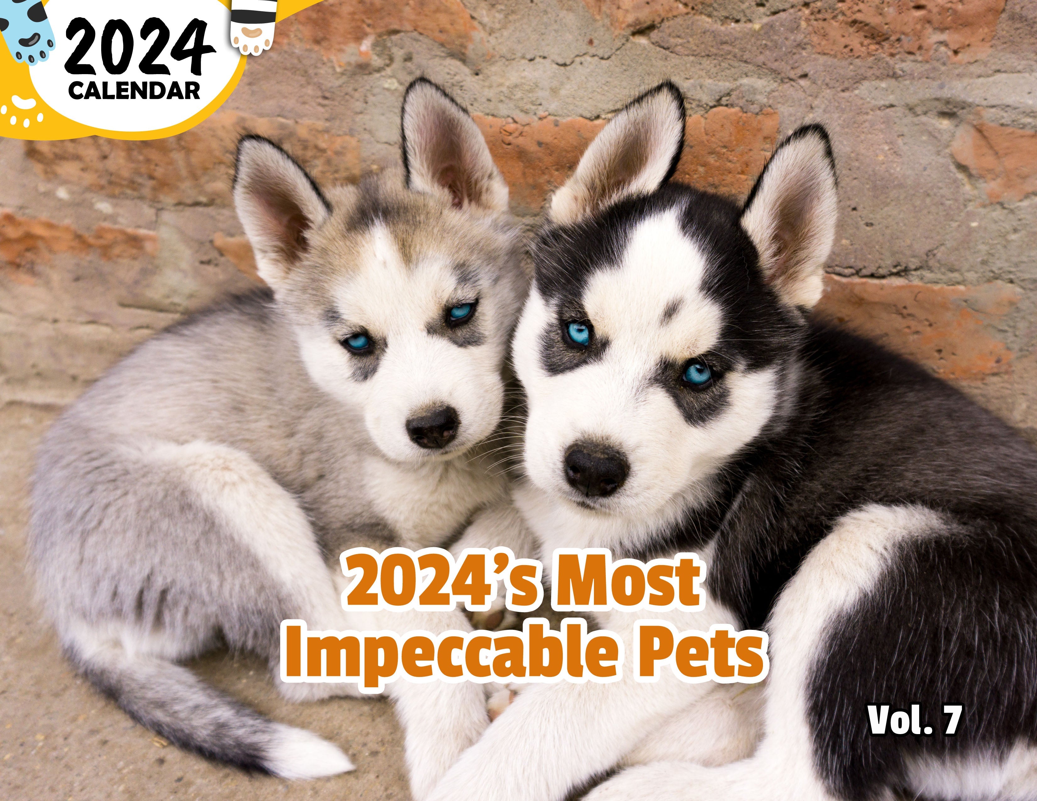 2024's Most Impeccable Pets Volume Seven: 2024 Wall Calendar (Published)