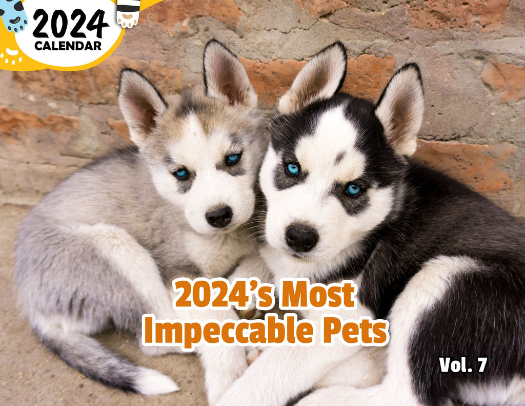 2024's Most Impeccable Pets Volume Seven: 2024 Wall Calendar (Published)